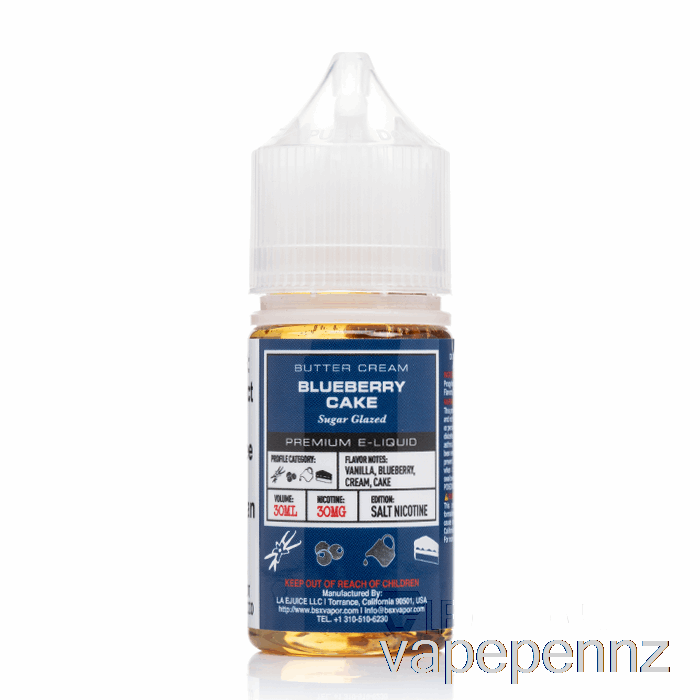Blueberry Cake - BSX Salts Series - 30mL 50mg VAPE NZ